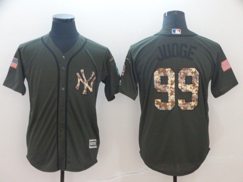 Men New York Yankees #99 Judge Green Game MLB Jerseys